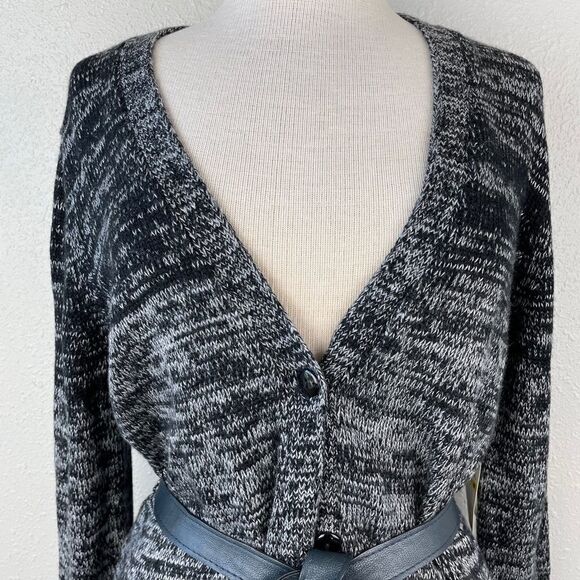 NWT Kenneth Cole New York Belted Cardigan Top - Picture 2 of 8